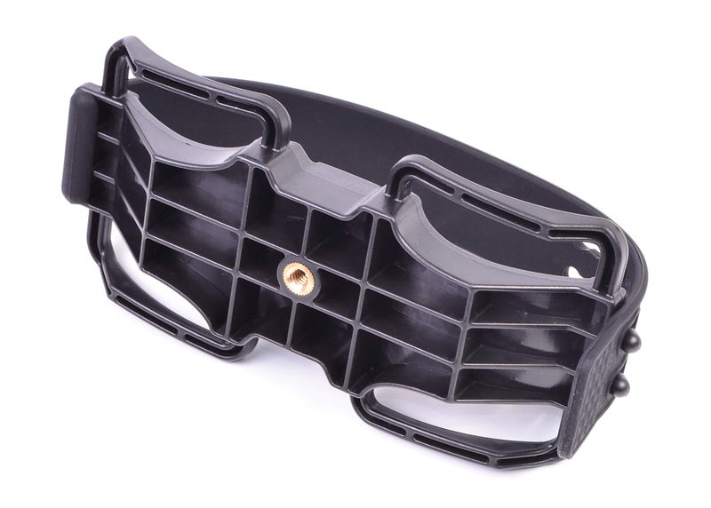 Hammers Lightweight Universal Steady Range Finding Binocular Tripod Adapter Cradle Tray Mount w/ 1/4-20 Camera Thread and Rubber Tie-Down Band Strip for Bird Watching Binocular Window Mount - Image 3